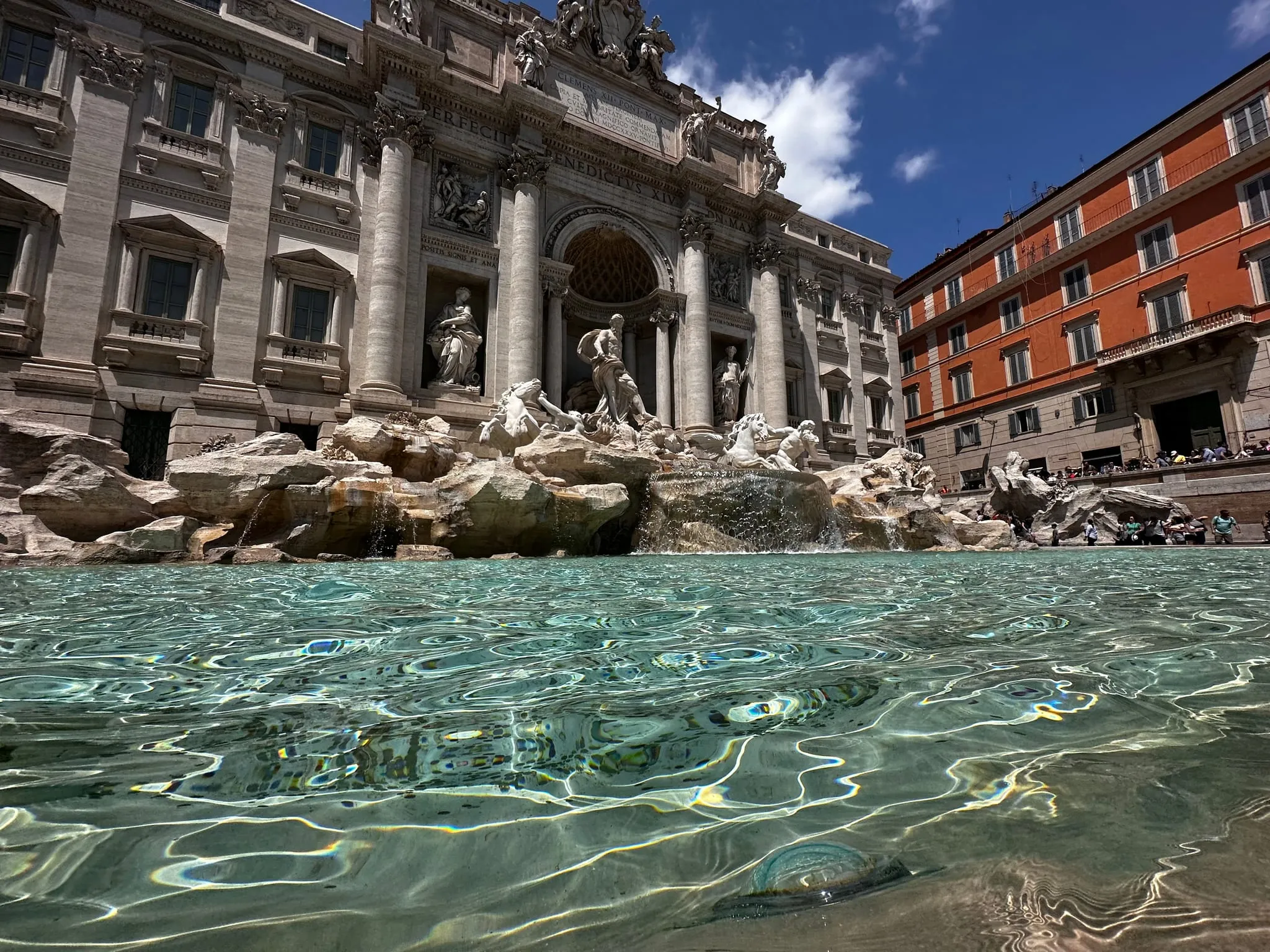 The Trevi Fountain in Rome